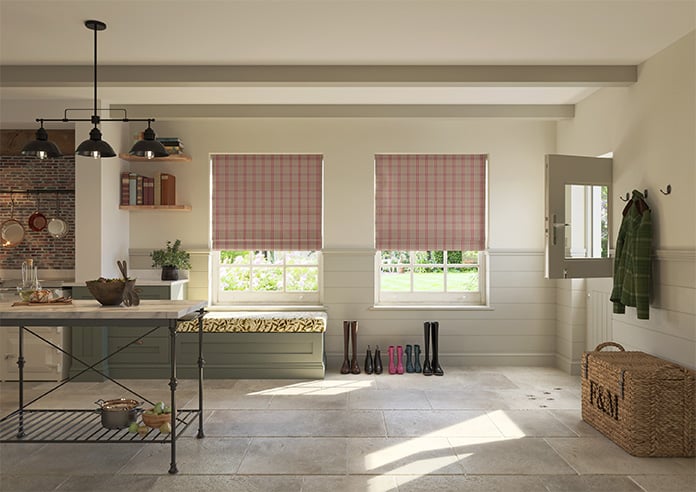 Applecross, Cranberry - Twist&Fit Roman Blind - Image 9